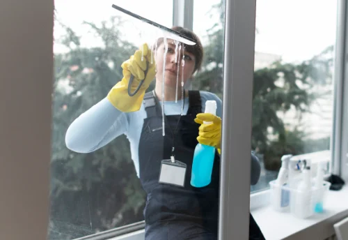 Nettoyage de vitres intérieures et extérieures à Arcenant